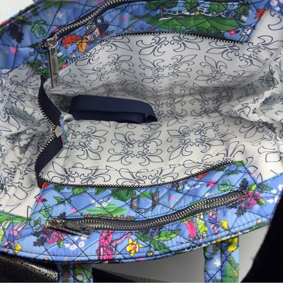 Katherine Bell Pickleball Racket Tote Bag Blue Green - Picture 5 of 6